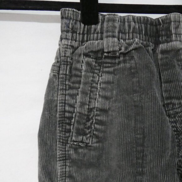 WOODLAND RUGGED WEAR | size 3 | Grey Corduroy Cotton Cargo Pants - Picture 3 of 16